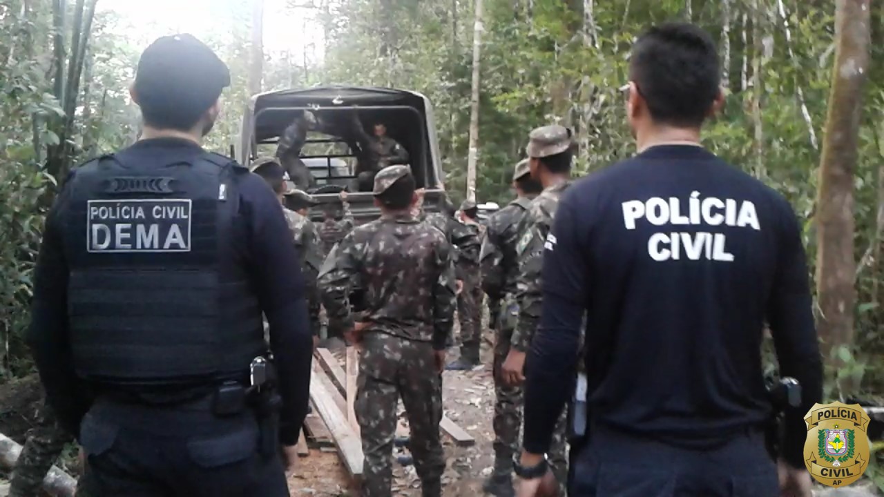 POLÍCIA CIVIL E EXÉRCITO BRASILEIRO REALIZAM OPERAÇÃO CONJUNTA E APREENDEM, APROXIMADAMENTE, 200 PERFIS DE MADEIRA EXPLORADA DE FORMA IRREGULAR NA AMAZÔNIA LEGAL